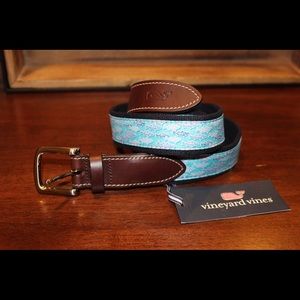 Vineyard Vines “Striped Bass” Belt Size 38